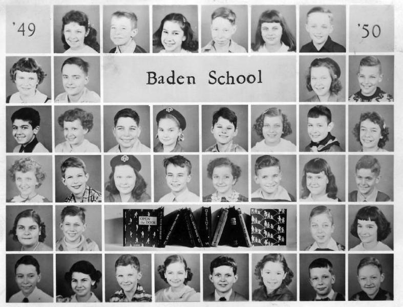 Baden School Class of 1949-1950